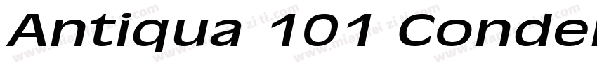 Antiqua 101 Condensed Bold字体转换